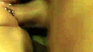 Busty milf Kerry Louise enjoys trio fuck with shaved pussy