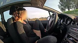 Convince stranger to grope wet pussy