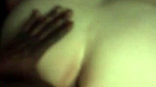 POV scene with big black cock creampie