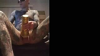 Hey, check out this hot fleshlight session with tat jack