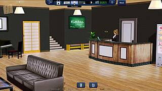 Exploring the harem hotel in anime episode 44