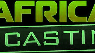 skinny black girl licking cum off white producer big dick in audition