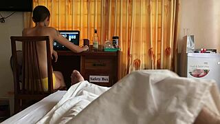 Caught Roommate Masturbating and Sucked Him Till Cum