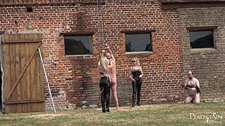 Silence Now - Miss Suzanna Maxwell and Miss Courtney Dominate Slave