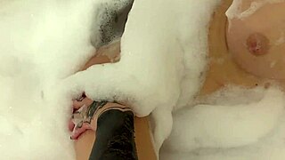 Want to join these sexy lesbians in the bubble bath?