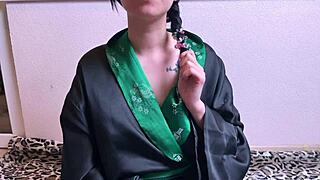 eva deva teaches you to embrace your feminine side with stockings and tattoos