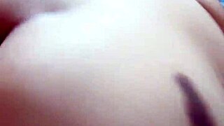 Dildo Fucking My Wife Hard In Doggy Style, Bent Over And Pounding