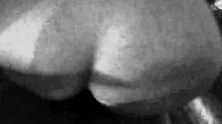 Stripper fucks and sucks on desk, hidden cam captures big ass