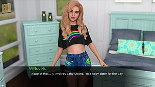 nursing back to pleasure 140 with huge cock blowjob in anime hentai game