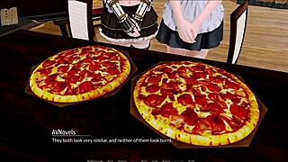 Exploring the harem hotel in anime episode 44