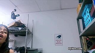 Hammering the perfume-stealing Latina hottie at work in the office. Bent over for hardcore doggystyle.