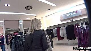 czech teen seduced in hypermarket gets pov fucked