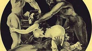 I love these vintage erotic illustrations, so detailed