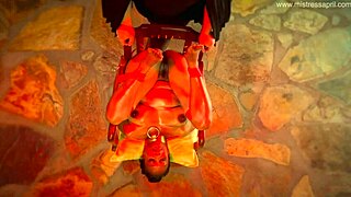 dominatrix mistress april sets up UNIT 28 CORRECTIONAL SLAVE for hardcore bondage