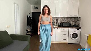 Fucking neighbor with big facial cumshot while wife's away 😏