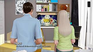 ripples- full gameplay part 5 with ripped lingerie and skinny brunette