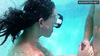 Minnie Manga and Eduard Explode in Pool Passion