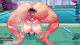 Training Milf Instructor Aya with Anal Creampie Emotions