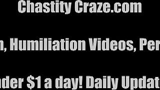 Hey, we're the only ones who can unlock your chastity device. Ready to beg for release?