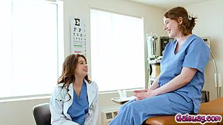 New intern Riley Nixon and gynecologist Chloe Surreal get playful! 😍