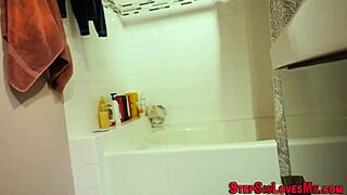 Damn, stepsister swallows huge black cock in pov action!