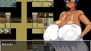 Tanned girl Natsuki gets gangbanged by horny village men