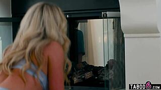 Hey, young virgin guy, why you perving on me masturbating? I'm blonde MILF Sadie Summer!