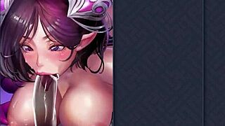 Eimi Succubus in 69 position