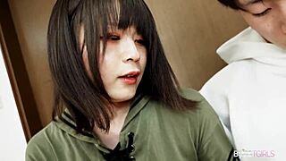 Bob's tgirls fill Mari's hole in hardcore anal action.