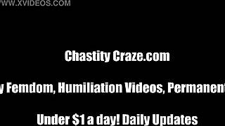 Hey, we're the only ones who can unlock your chastity device. Ready to beg for release?