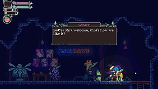 Flip Witch Pixel Hentai Ep 6: Femdom Creampie Explodes in the Forest!