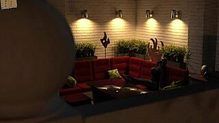 Wife and stepmother share blowjob and riding scenes