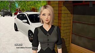 ripples- full gameplay part 5 with ripped lingerie and skinny brunette