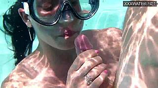 Minnie Manga and Eduard Explode in Pool Passion