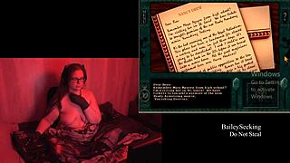 Çıplak Final Sahne'de Büyük Doğal Göğüslerle Açığa Çıkmak