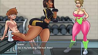 Brenda sucks monster cock in deal.