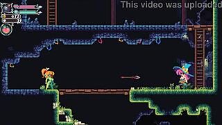 Flip Witch Pixel Hentai Ep 6: Femdom Creampie Explodes in the Forest!