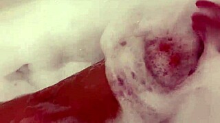 Want to join these sexy lesbians in the bubble bath?