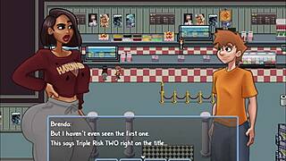 Brenda sucks monster cock in deal.