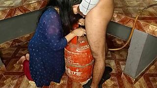 Thirsty Bhabhi's Pussy Problem Fixed In Kitchen Fucking