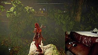 Gamer slut forgets webcam on