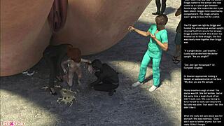 Big Apple Small Gesture Episode 23 Unfolds in 3D Comics Cartoon Adventure