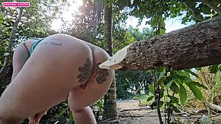 When peeing in the woods, I seriously consider shoving this log.