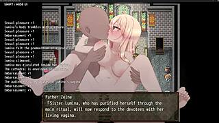 euro fetish performer engages in sucking scene