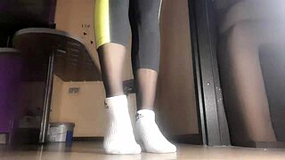 mistress commands, worship my sweaty feet after training