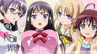 hey, ever seen petite cutie teens staring at a cock for the first time in hentai?