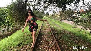 Hey Manu Fox, caught naked on train tracks touching yourself?