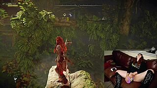 Gamer slut forgets webcam on