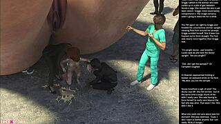 Big Apple Small Gesture Episode 23 Unfolds in 3D Comics Cartoon Adventure