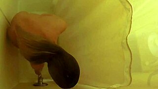 brett rossi teases big tits in shower